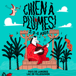 affiche officiel le festival chien a plumes 2024 langres villegusien le lac rempart radio 1