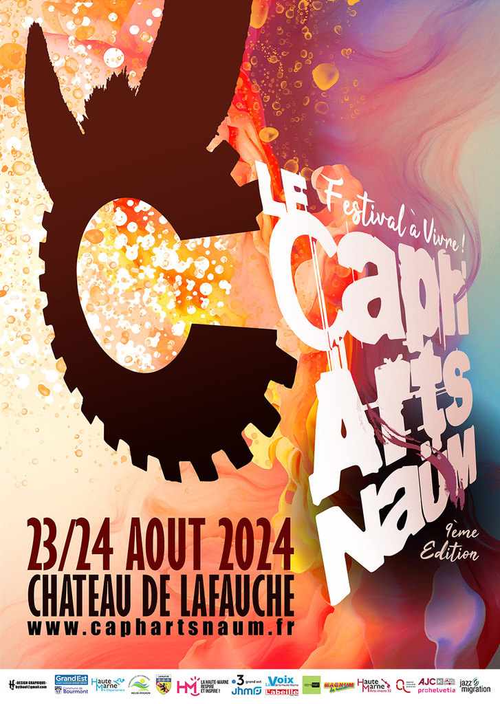 Affiche Caph’ARTS’Naüm revient en 2024 au Château de Lafauche les 23 et 24 août